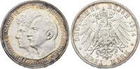 Anhalt 3 Mark 1914 A. Zur Silbernen Hochzeit am Friedrich II. 1904-1918. -