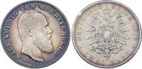Württemberg 2 Mark Karl 1864-1891. -