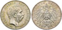 Sachsen 5 Mark Albert 1873-1902. -
