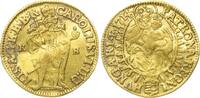 Dukat 1714  KB Römisch Deutsches Reich Karl VI. 1711-1740. Min. gewellt, sehr schön