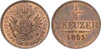 Römisch Deutsches Reich 1/4 Kreuzer Franz Joseph I. 1848-1916. -