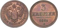 Römisch Deutsches Reich 3 Kreuzer Franz Joseph I. 1848-1916. -