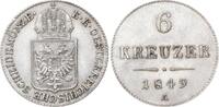 Römisch Deutsches Reich 6 Kreuzer Franz Joseph I. 1848-1916. -