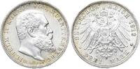 Württemberg 3 Mark Wilhelm II. 1891-1918. -