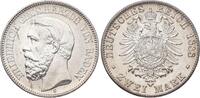 Baden 2 Mark Friedrich I. 1856-1907. -