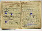 Drittes Reich Wehrpass 1. Form 1936/45 Wehrpass Erg.Batl. 36/1.Komp. Deggendorf F