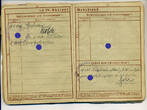 Drittes Reich Wehrpass 1. Form 1936/45 Wehrpass Erg.Batl. 36/1.Komp. Deggendorf F