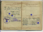 Drittes Reich 1942/45 Wehrpass 1./L.Sch.Ers. u. Ausb.Btl. 50 Taber (Böhmen) gebraucht