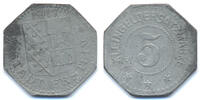 5 Pfennig 1917 Elsass Erstein - Zink 1917 (Funck 120.1) sehr schön+ - leicht fleckig