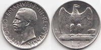 5 Lire 1928 R Italien - Italy Victor Emanuel III. 1900-1946 - * Fert * vorzüglich+ - winzige Kratzer