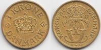 1 Krone 1935 NGJ Dänemark - Denmark Christian X. 1912-1947 vorzüglich