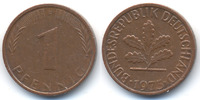 BRD 1 Pfennig Stahl/kupferplattiert -