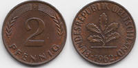 BRD 2 Pfennig Kupfer -