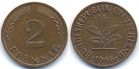 BRD 2 Pfennig Kupfer -