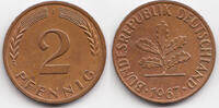 BRD 2 Pfennig Kupfer -