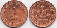 BRD 2 Pfennig Stahl/kupferplattiert -