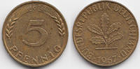 BRD 5 Pfennig Stahl/tombakplattiert -