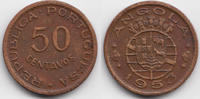 Portugiesisch Angola - Angola 50 Centavos Portugiesische Verwaltung 1910-1975 - Kursmünze -