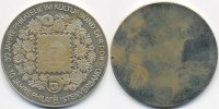 Neusilbermedaille ohne Jahr DDR 30 Jahre Philatelie im Kulturbund der DDR – 10 Jahre Philatelistenverband vorzüglich+ - leicht fleckig