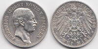 Sachsen 2 Mark Friedrich August III. 1904-1918 -