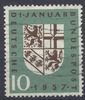 Bund 10 Pfennig Eingliederung des Saarlandes - gestempelt