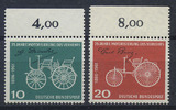 Bund 10 und 20 Pfennig 75 Jahre Motorisierung – Satz 2 Marken postfrisch Rand