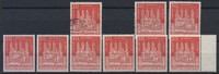 Bund 20 Pfennig 900 Jahre Kaiserdom Speyer – Lot 9 Marken gestempelt/postfrisch
