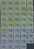 Bund 10 und 40 Pfennig Europa – Lot mit 18 Sätzen und 8x 10 Pfennig postfrisch