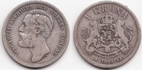 1 Krone 1889 Schweden - Sweden Oscar II. 1872-1907 schön/sehr schön