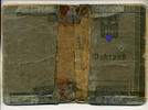 Wehrpass 1. Form 1936/45 Drittes Reich Wehrpass Erg.Batl. 36/1.Komp. Deggendorf stark gebraucht
