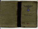 Wehrpass 1942/45 Drittes Reich Wehrpass 1./L.Sch.Ers. u. Ausb.Btl. 50 Taber (Böhmen) gebraucht