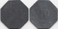 10 Pfennig 1917 Elsass Erstein - Zink 1917 (Funck 120.2a) Originalprägung sehr schön+ - minimal fleckig