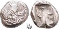 Persische Großkönige Siglos ca. 375-340/330 v. Chr. Sardeis, Artaxerxes II. (404-359) bis Dareios III. (336-330), seltene Variante, VF