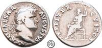 Denar 64-65 n. Chr. Nero (54-68) Rom, Portrait / Jupiter mit Blitzbündel und Szepter, s-ss/s