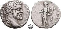 Septimius Severus (193-211) Denar Alexandria, Portrait / AEQVITAS II, Aequitas, seltene Münzstätte, -