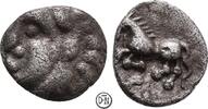 Vindelici (Raetia et Vindelicia) Quinar Süd- und Nordbayern, Typ Büschelquinar, Prototyp/Gruppe A, Kopf / Pferd, selten, -