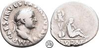 Vespasianus (69-79) Denar 69-70 n. Chr. Roma, Judaea Capta-Serie, Kopf /... 343.47 US$  +  29.11 US$ shipping