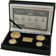 SÜDAFRIKA Natura-Prestige-Set von 1, 1/2, 1/4 und 1/10 Unze 1996. Auflage: 5000 Exemplare. Republik seit 1960. Proof im Originaletui mit Zertifikat