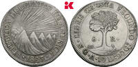 GUATEMALA 8 Reales Zentralamerikanische Republik, 1823-1839. -