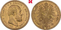 MECKLENBURG-SCHWERIN 10 Mark RR Friedrich Franz II., 1842-1883. -