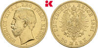 REUSS JÜNGERER LINIE 20 Mark R Auflage: 12.500 Exemplare. Heinrich XIV., 1867-1913. -