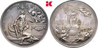 Silbermedaille 1697, NIEDERLANDE RR Stadt. Attraktives Exemplar mit feiner Patina, vorzüglich