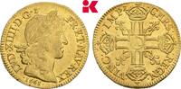 FRANKREICH Louis d'or juvénile lauré Louis XIV, 1643-1715. -
