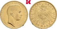 SACHSEN-COBURG UND GOTHA 20 Mark Auflage: 10.000 Exemplare. Carl Eduard, 1900-1918. -