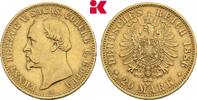 SACHSEN-COBURG-GOTHA 20 Mark Auflage: 20.000 Exemplare. Ernst II., 1844-1893. -