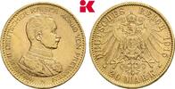 PREUSSEN 20 Mark Seltener Jahrgang. Wilhelm II., 1888-1918. -
