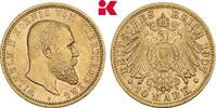 WÜRTTEMBERG 10 Mark Wilhelm II., 1891-1918. -
