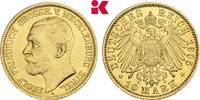 MECKLENBURG-STRELITZ 10 Mark RR. Prachtexemplar. Auflage: 1.000 Exemplare. Adolf Friedrich V., 1904-1914. -