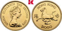 HONG KONG 1.000 Dollars Elizabeth II, 1952-1997. -