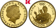 GROSSBRITANNIEN / IRLAND 25 Pounds 2010. Elizabeth II, 1952-2022. Proof